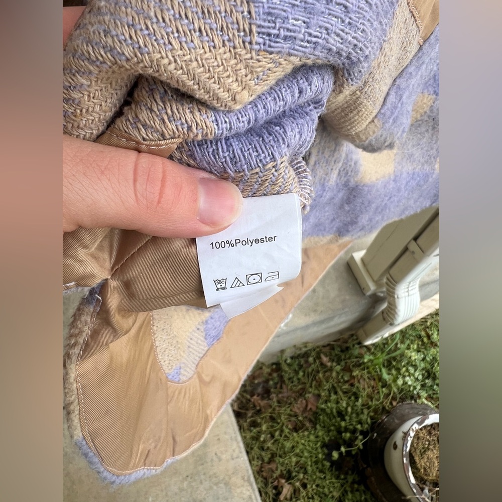 Oversized lavender Shacket - Picture 5 of 5